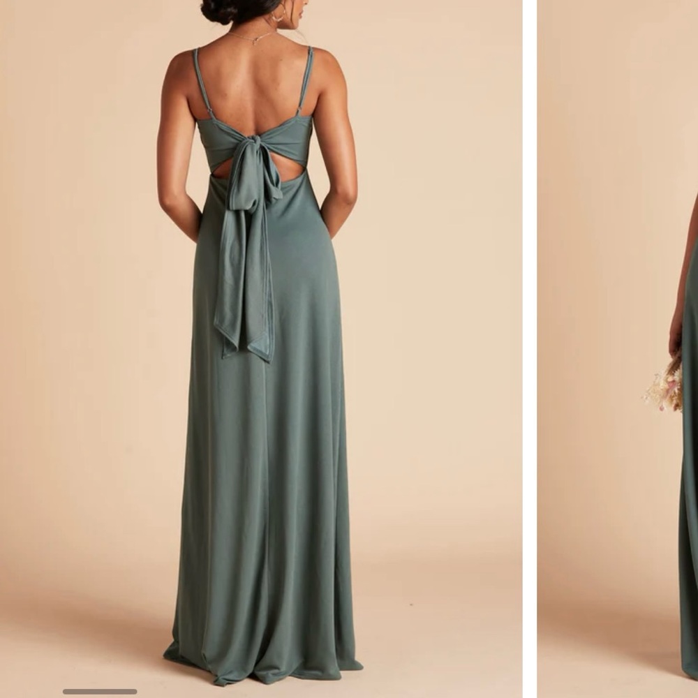 Birdy Grey - sea glass bridesmaid dress